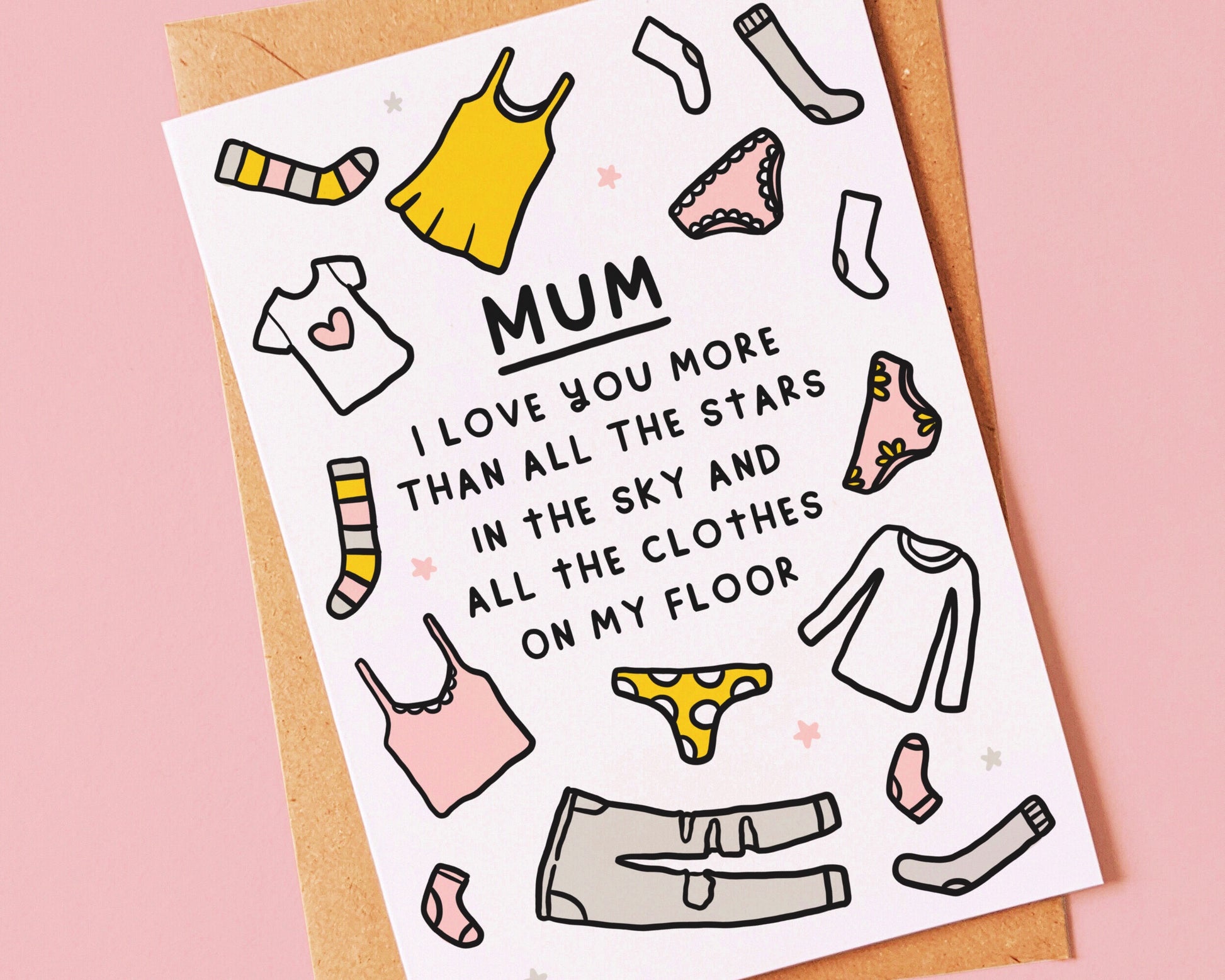 Funny Birthday or Mothers Day Card For Mum