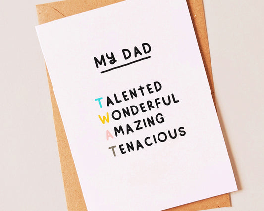 Funny And Rude Birthday Or Fathers Day Card For Him, For Dad