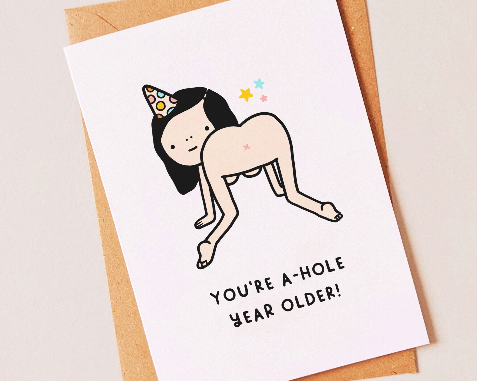 Funny And Rude Birthday Card For Him Or Her