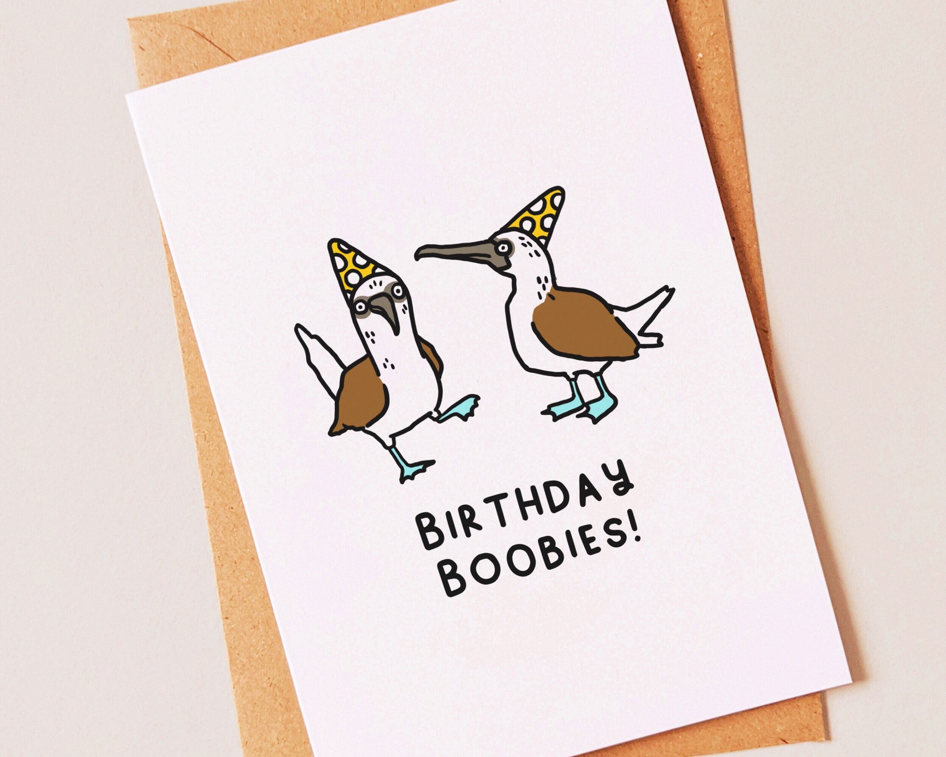 Funny Bird Birthday Card For Him, Her, Friend, Brother, Boyfriend or Dad