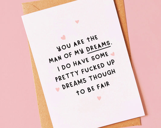 Funny Anniversary Or Valentines Day Card For Him, Boyfriend Or Husband