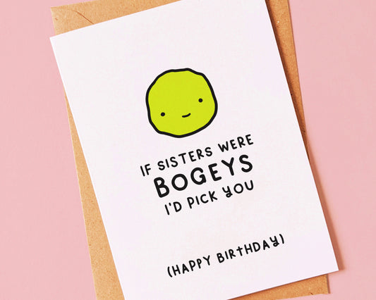 Funny And Cute Birthday Card For Her, Sister Cards