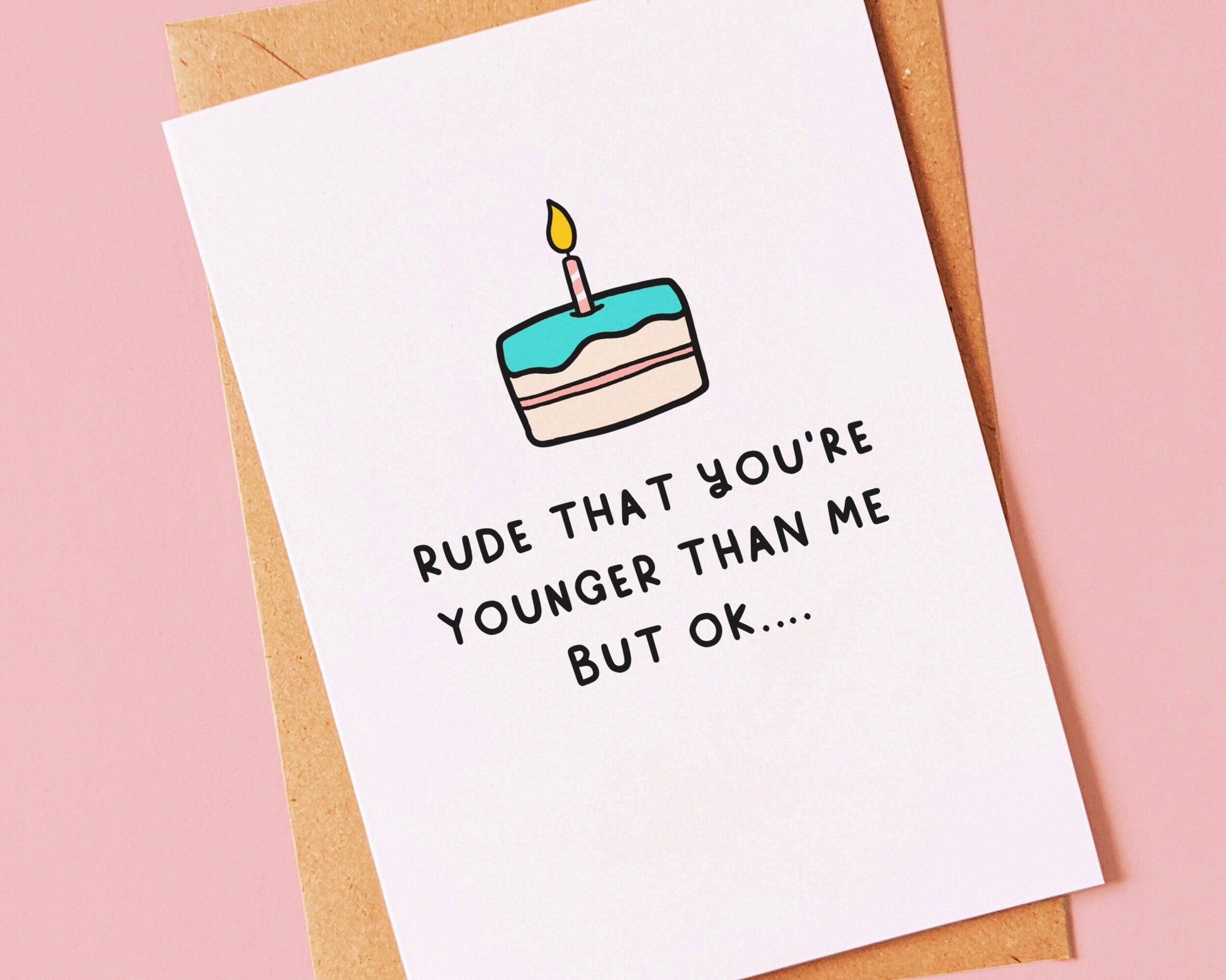 Funny Birthday Card For A Friend, Brother, Sister, Him Or Her