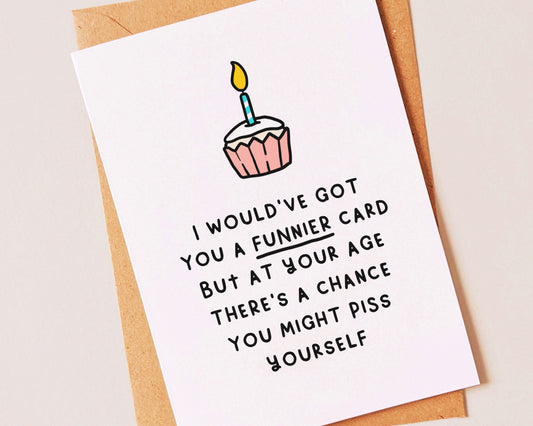 Funny And Rude Birthday Card For Him, Her, Mum, Dad Or A Friend