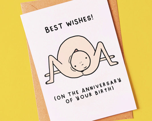 Funny Birthday Card For Him, For Her, A Friend